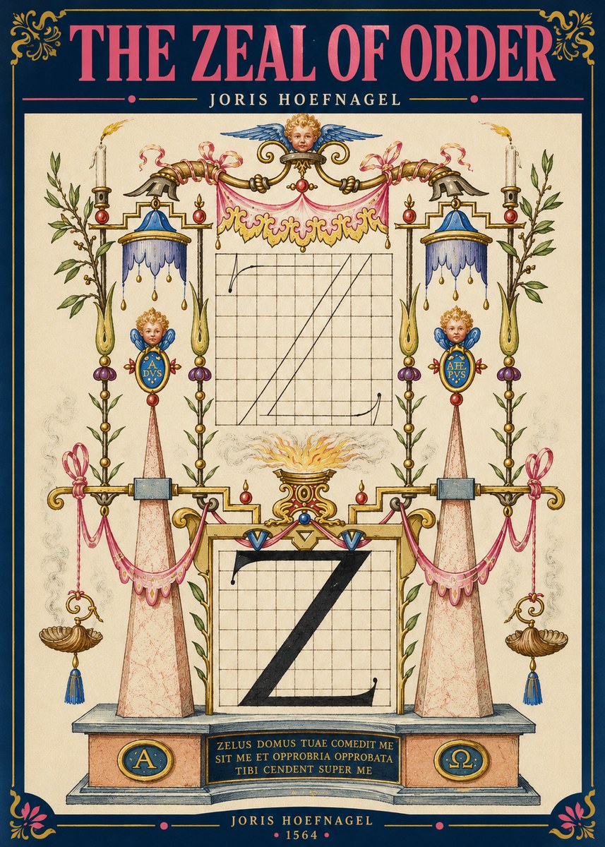 Joris Hoefnagel The Z Table No4 - Póster