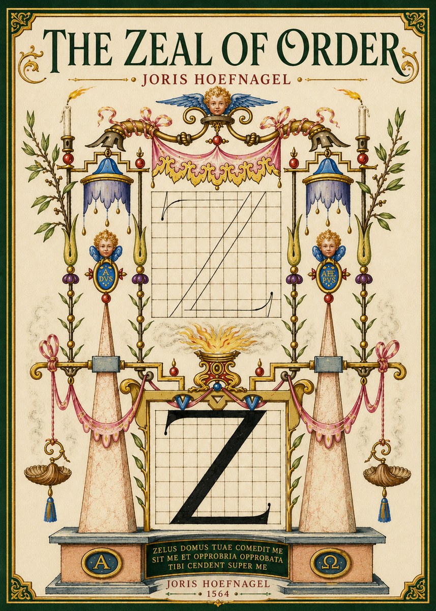 Joris Hoefnagel The Z Table No5 - Póster