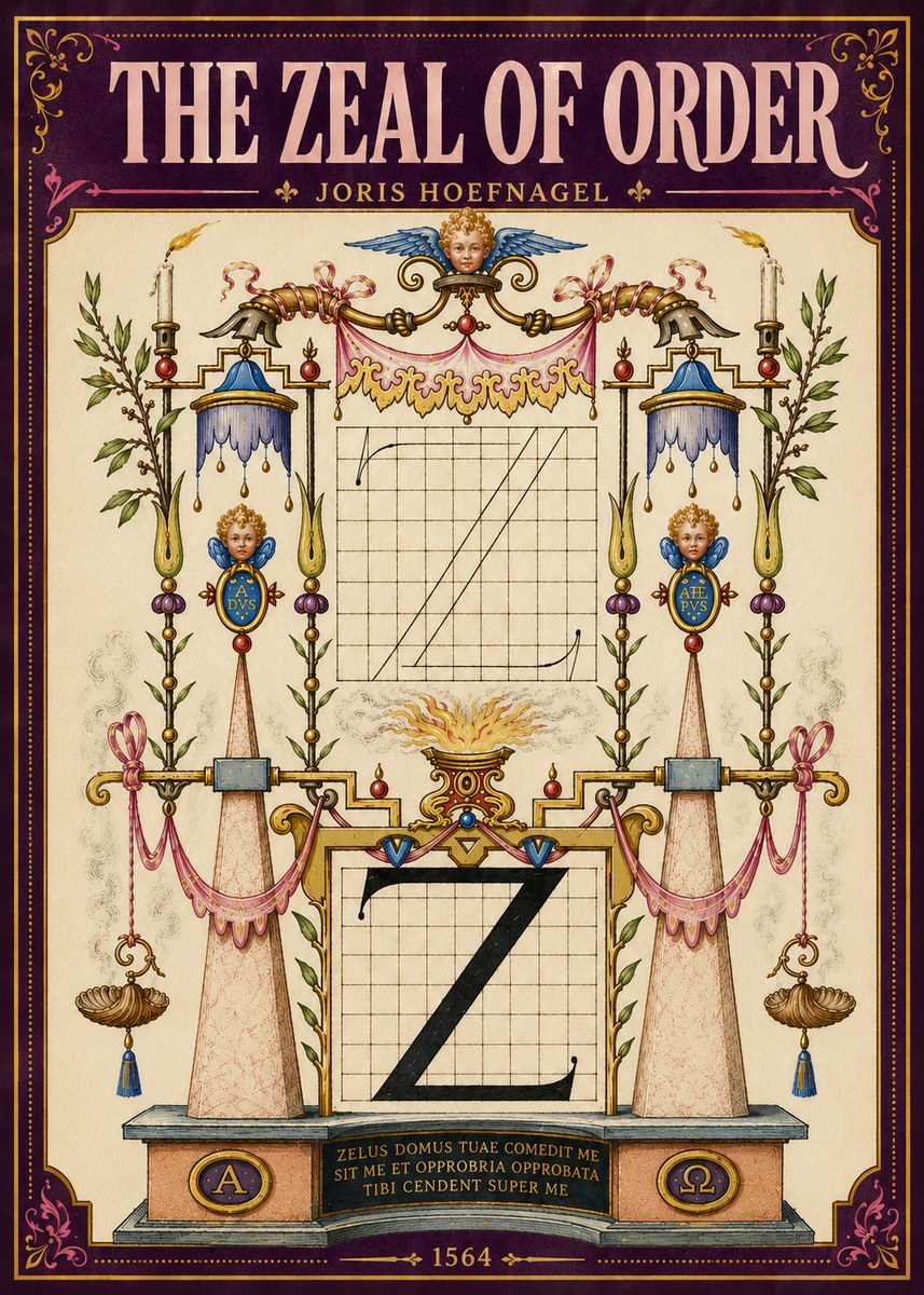Joris Hoefnagel The Z Table No6 - Póster