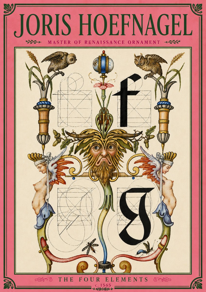 Joris Hoefnagel The Four Elements II No5 - Póster