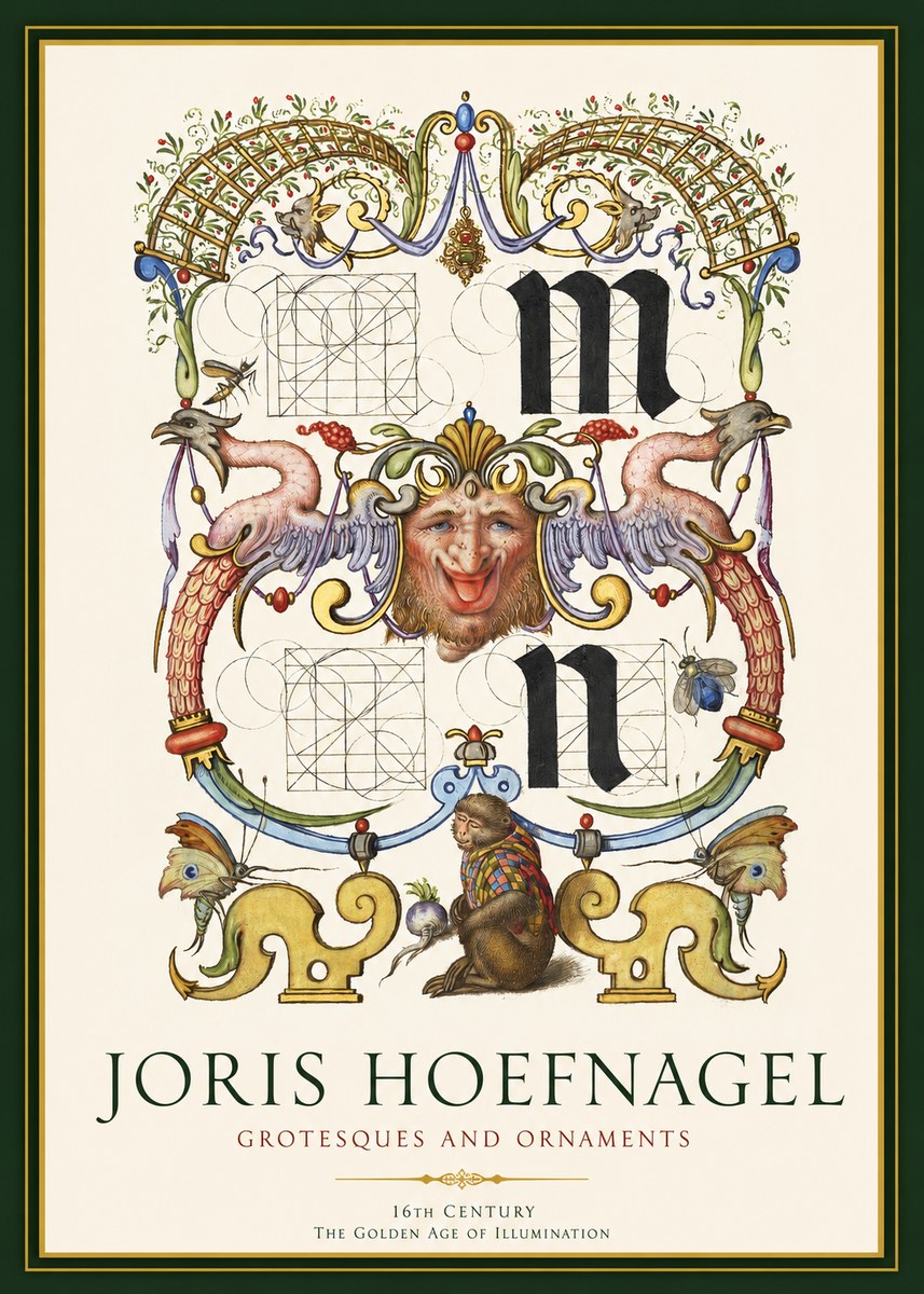Joris Hoefnagel Grotesques and Ornaments No1 - Póster