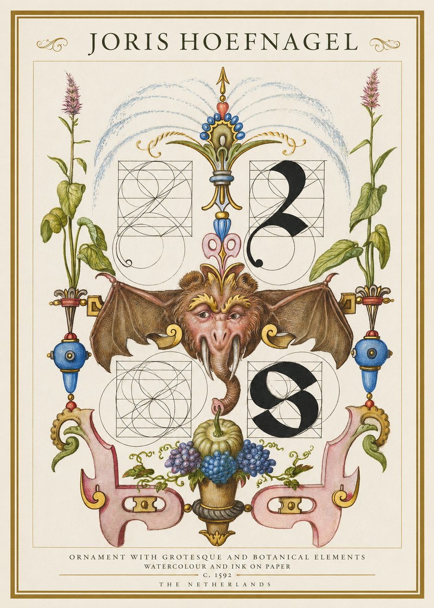 Joris Hoefnagel The Portal to Form No2 - Póster