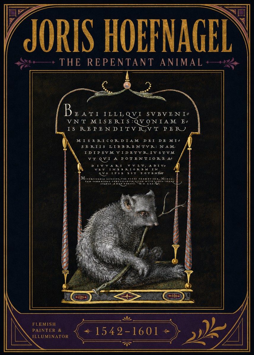 Joris Hoefnagel The Repentant Animal No5 - Póster