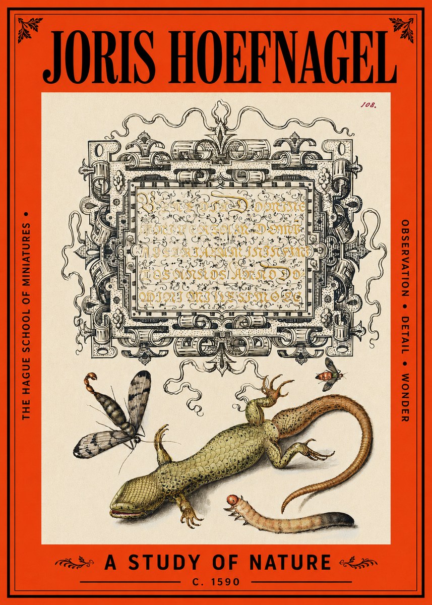 Joris Hoefnagel A Study of Nature III No2 - Póster