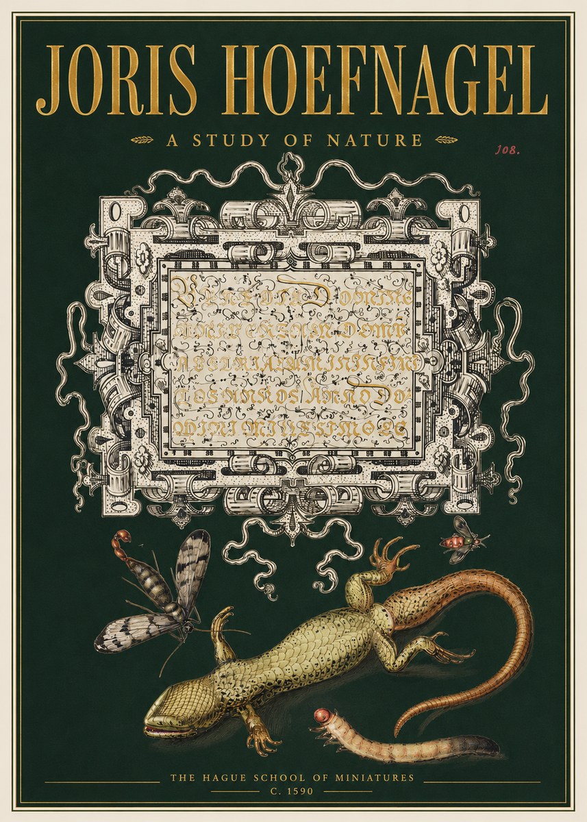Joris Hoefnagel A Study of Nature III No3 - Póster