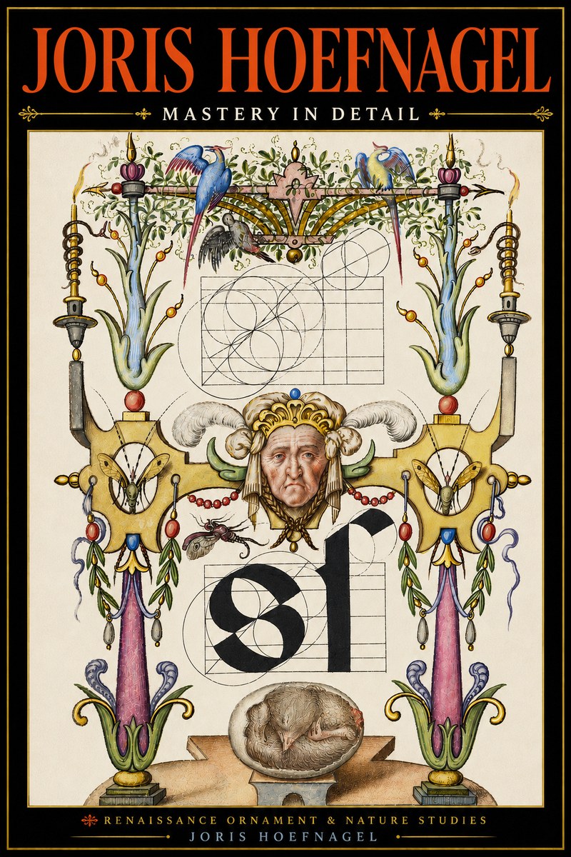 Joris Hoefnagel Mastery in Detail - Renaissance Ornament & Nature Studies No4 - Póster