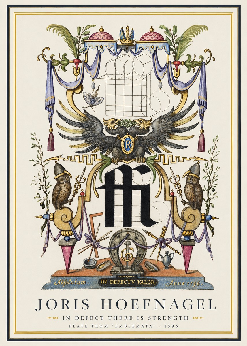 Joris Hoefnagel In Defect There Is Strength No1 - Póster