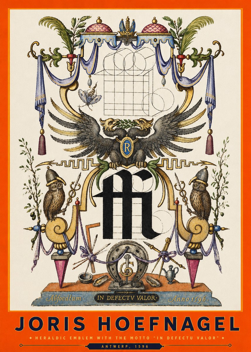Joris Hoefnagel In Defect There Is Strength No3 - Póster