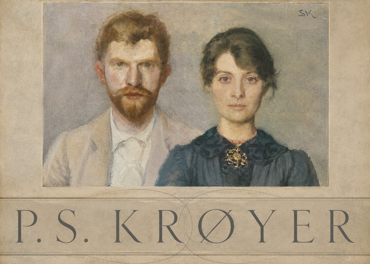 P.S. Krøyer Self-portrait with Marie Krøyer No3 - Póster