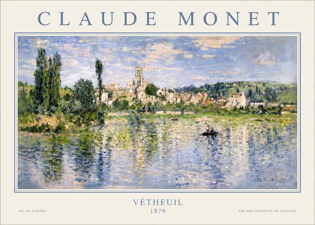 Monet Vétheuil No6 - Póster
