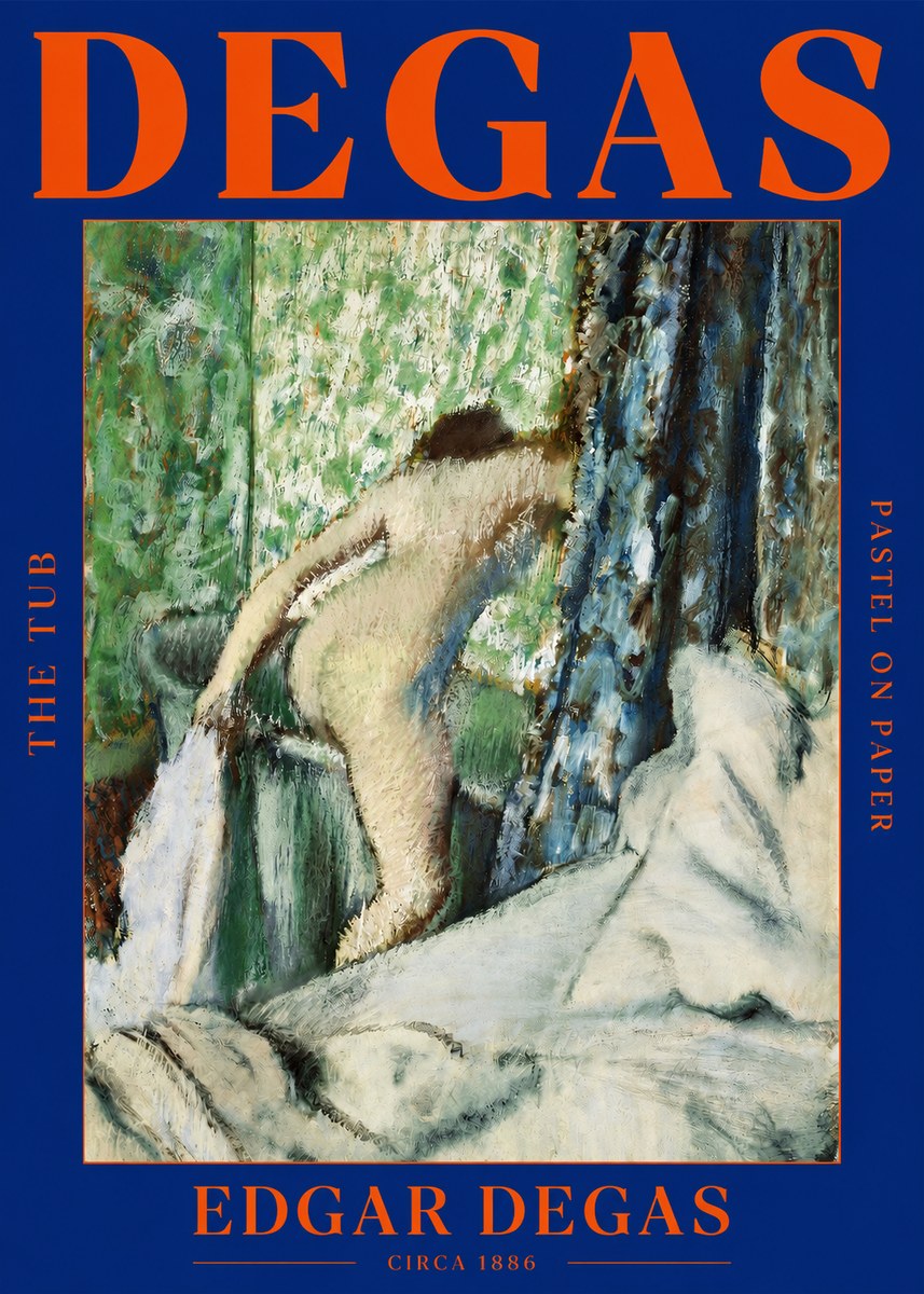Edgar Degas The Tub No2 - Póster