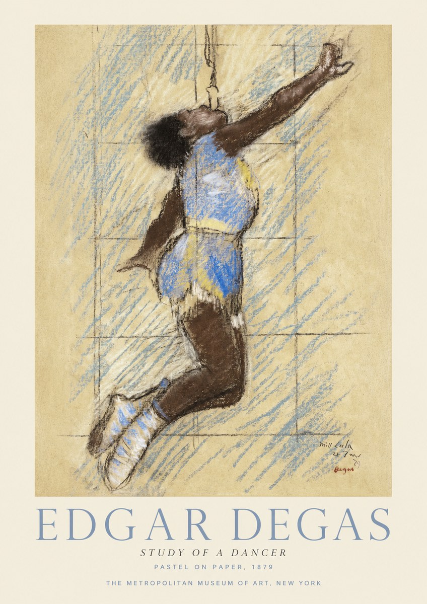 Edgar Degas Study of a Dancer No1 - Póster