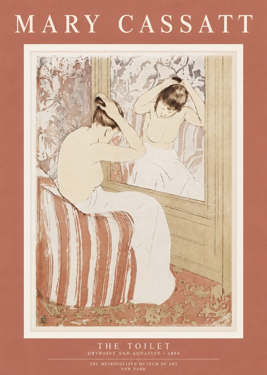 Mary Cassatt The Toilet No4 - Póster