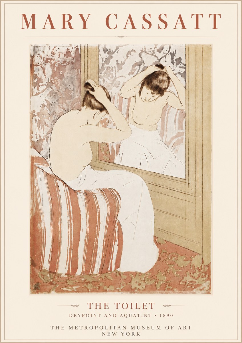 Mary Cassatt The Toilet No6 - Póster