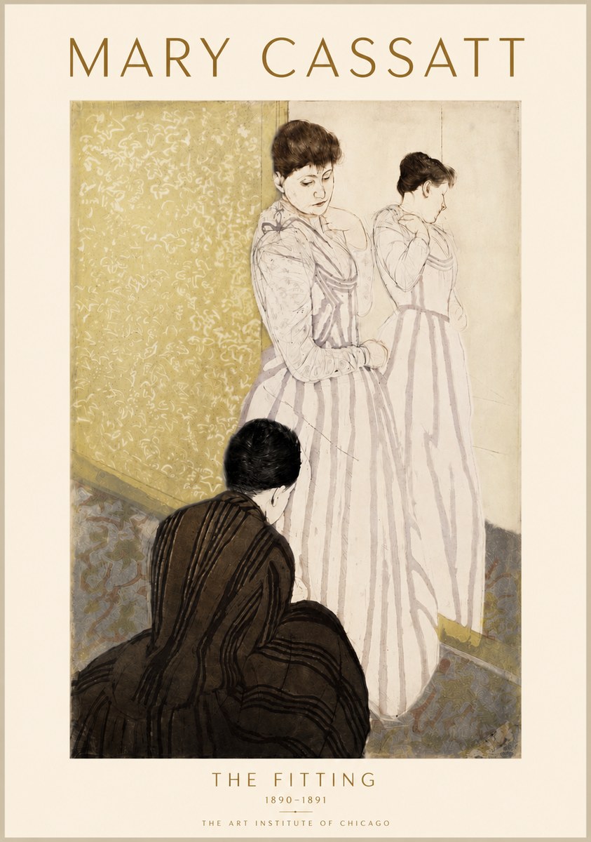 Mary Cassatt The Fitting No3 - Póster