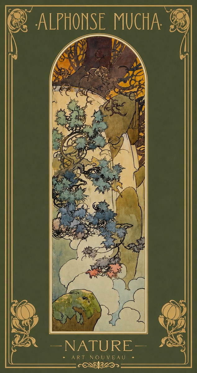 Mucha Nature No2 - Póster