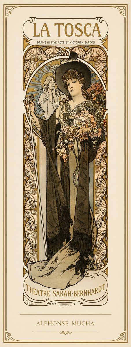 Mucha La Tosca No1 - Póster