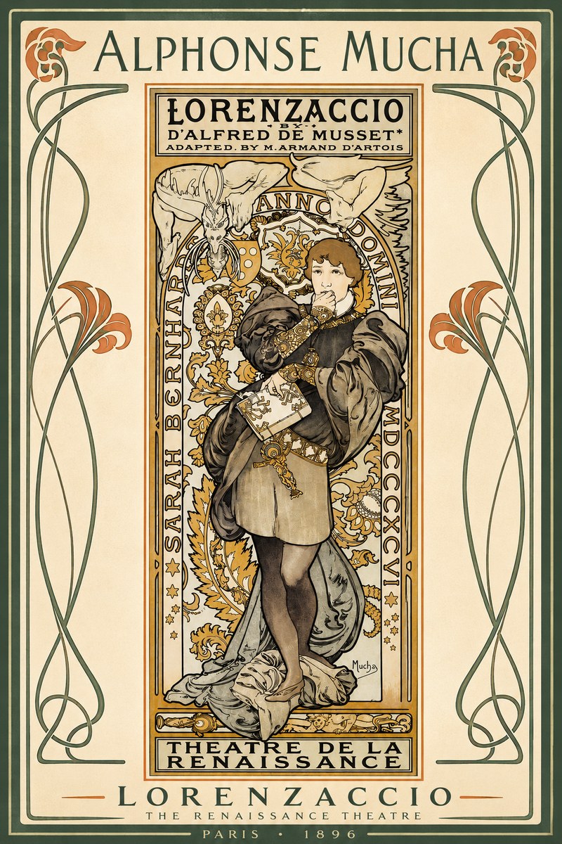 Mucha Lorenzaccio No2 - Póster