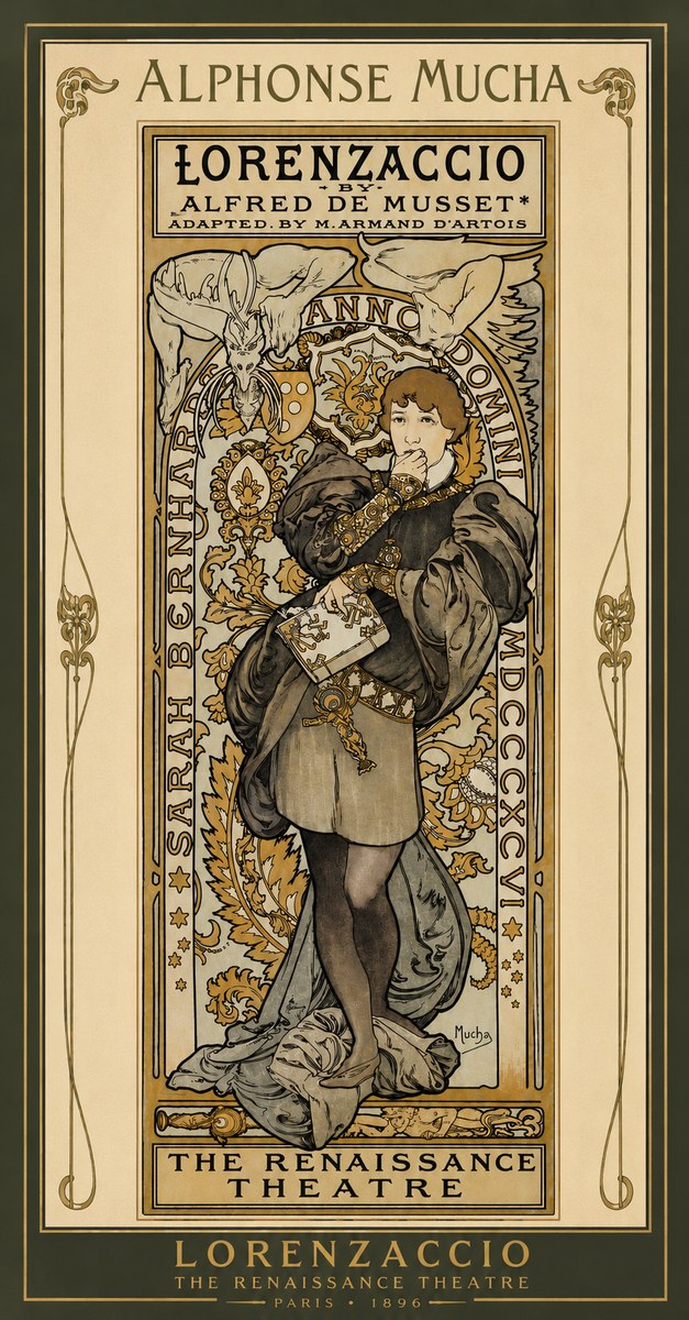 Mucha Lorenzaccio No3 - Póster