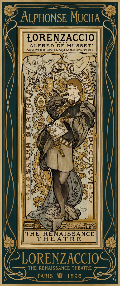 Mucha Lorenzaccio No5 - Póster