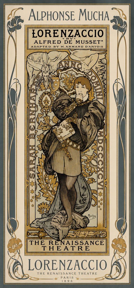 Mucha Lorenzaccio No6 - Póster