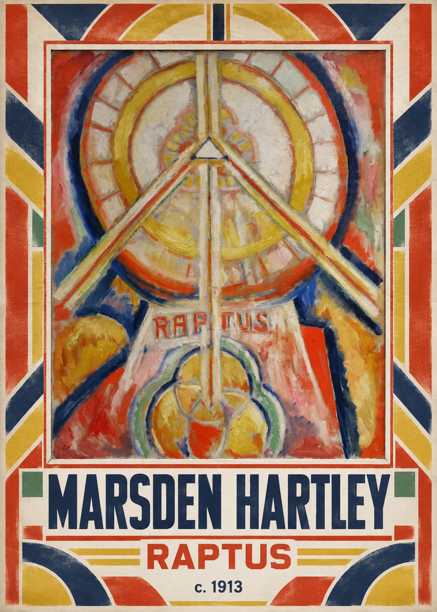 Marsden Hartley Raptus No1 - Póster
