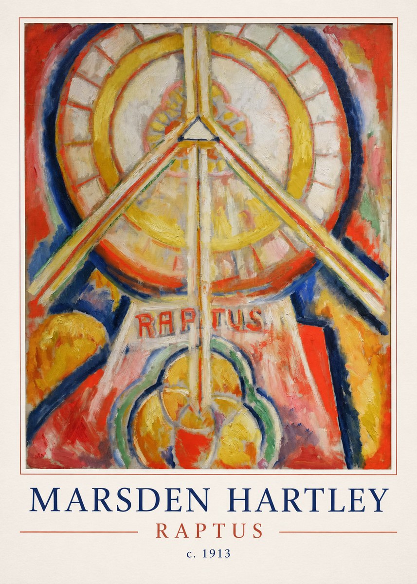 Marsden Hartley Raptus No4 - Póster