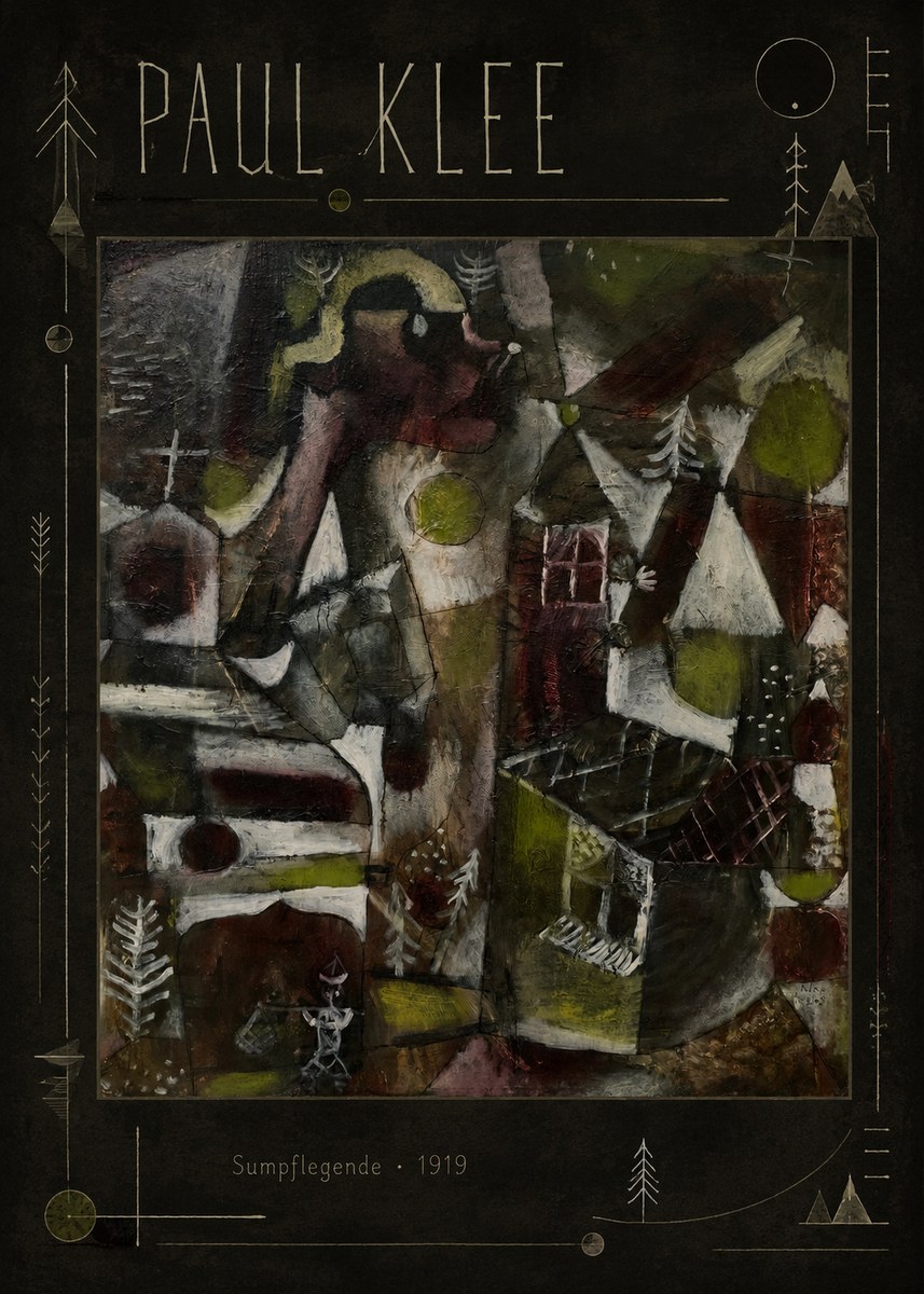 Paul Klee Sumpflegende I No3 - Póster