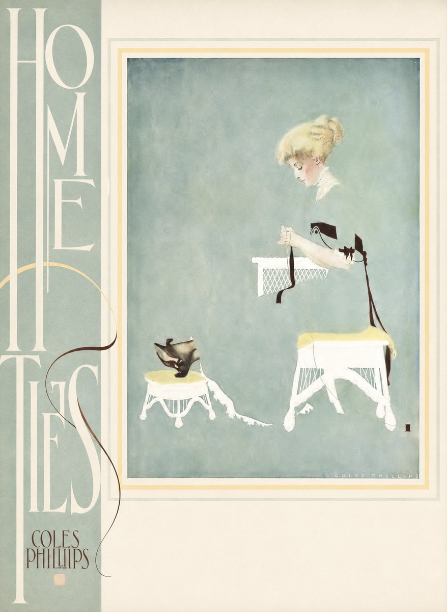 Coles Phillips Home Ties No5 - Póster