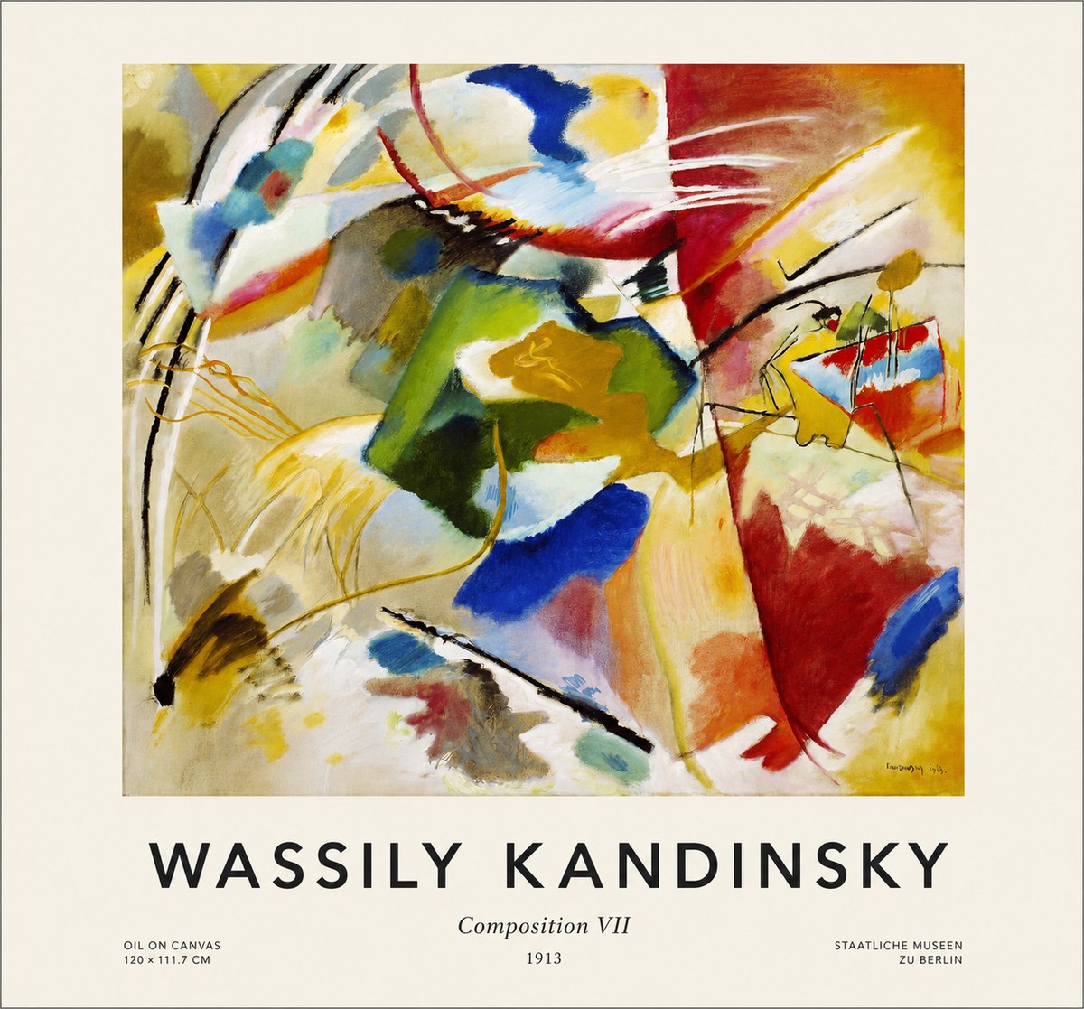 Kandinsky Composition Vii II No1 - Póster