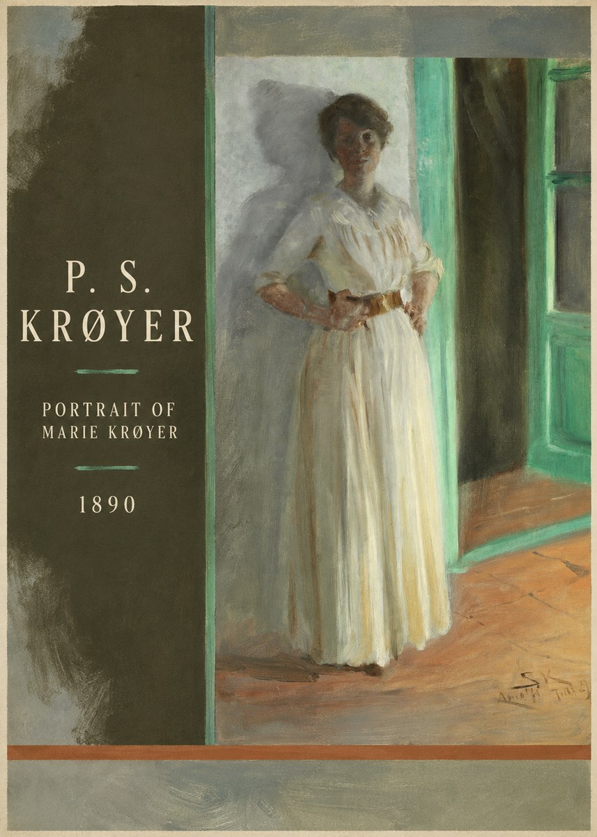 P.S. Krøyer Portrait of Marie Krøyer No4 - Póster