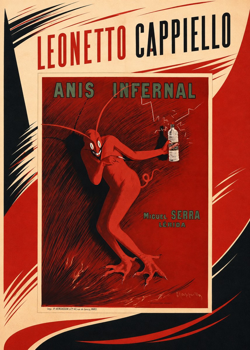 Leonetto Cappiello Anis Infernal I No2 - Póster