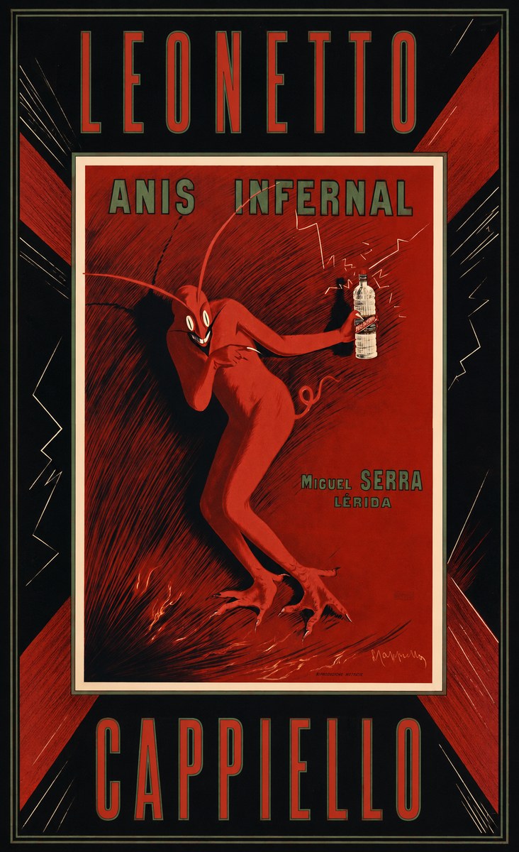 Leonetto Cappiello Anis Infernal I No4 - Póster