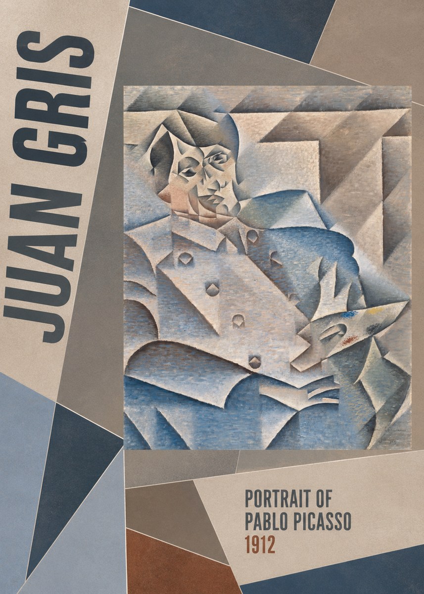 Juan Gris Portrait of Pablo Picasso No2 - Póster