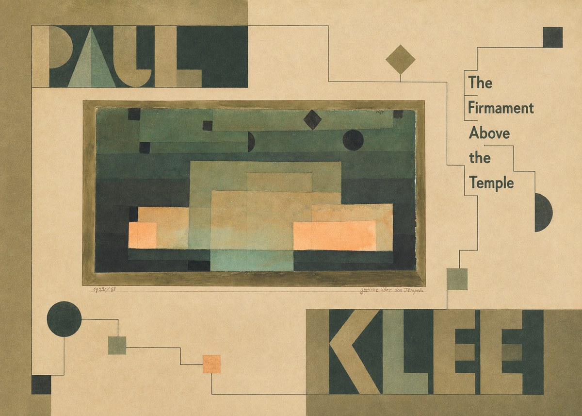 Paul Klee The Firmament Above the Temple No5 - Póster