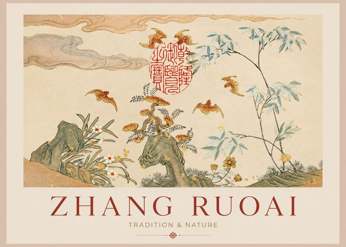 Zhang Ruoai Tradition & Nature No1 - Póster
