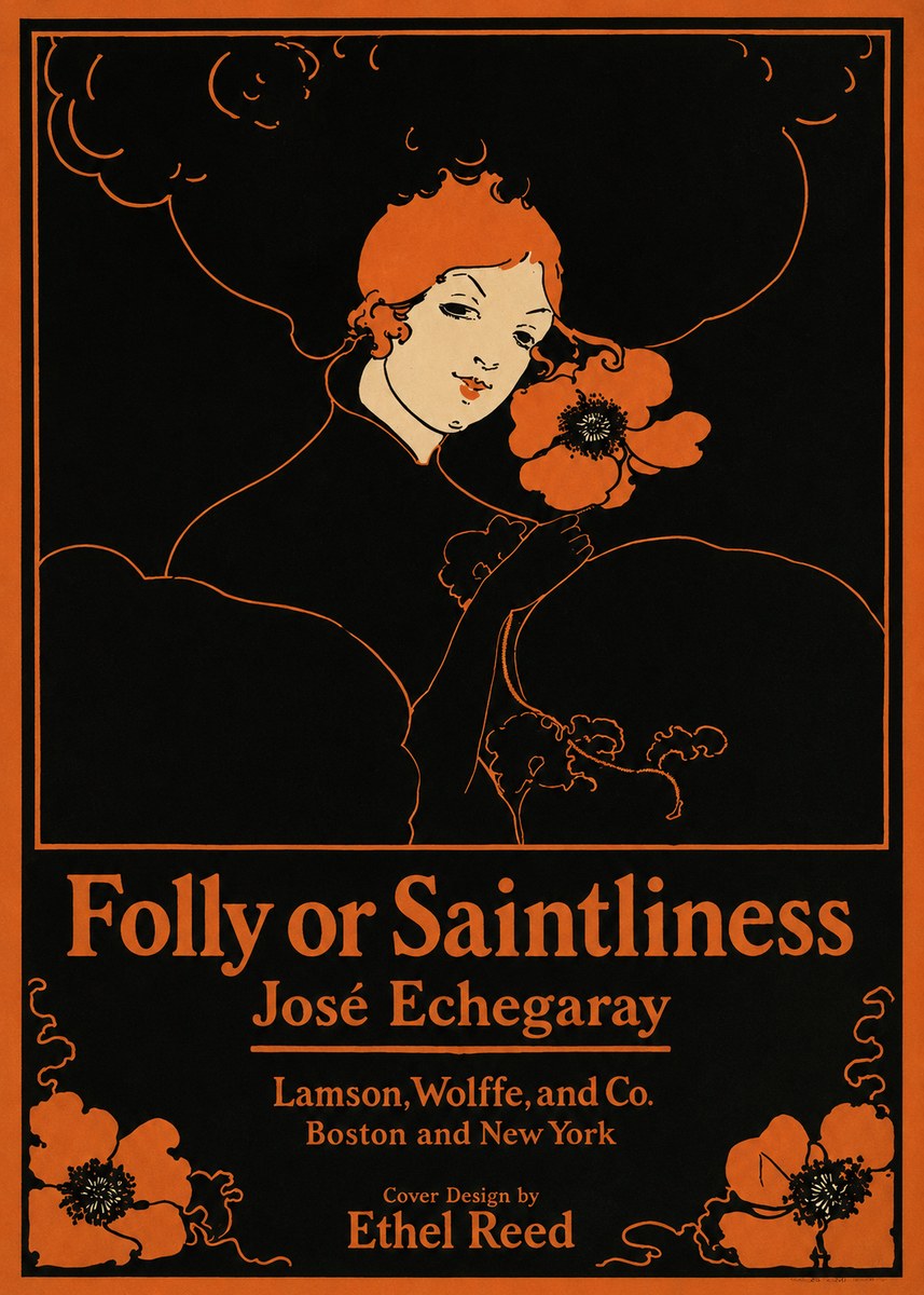 Ethel Reed Folly or Saintliness No1 - Póster