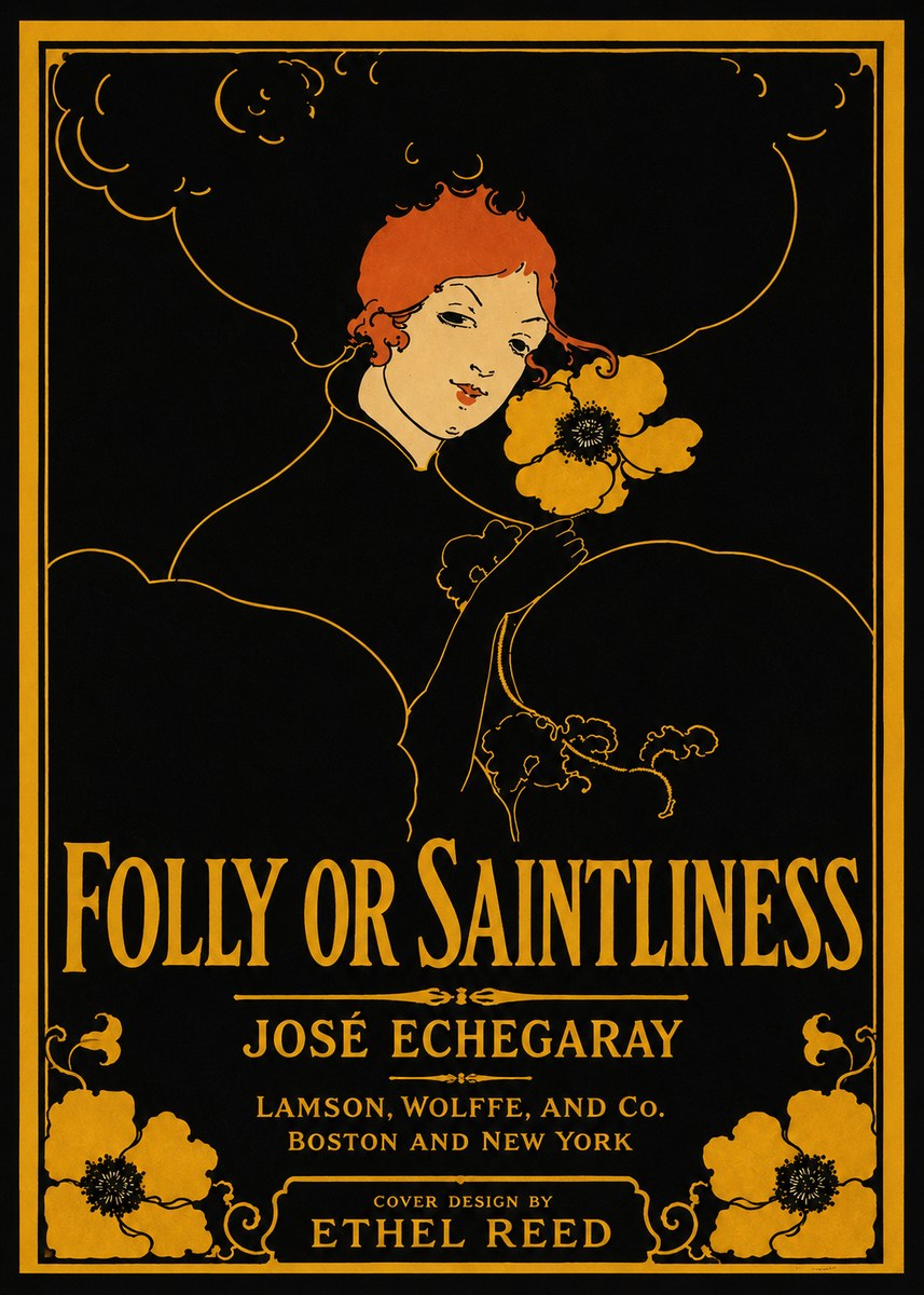 Ethel Reed Folly or Saintliness No3 - Póster