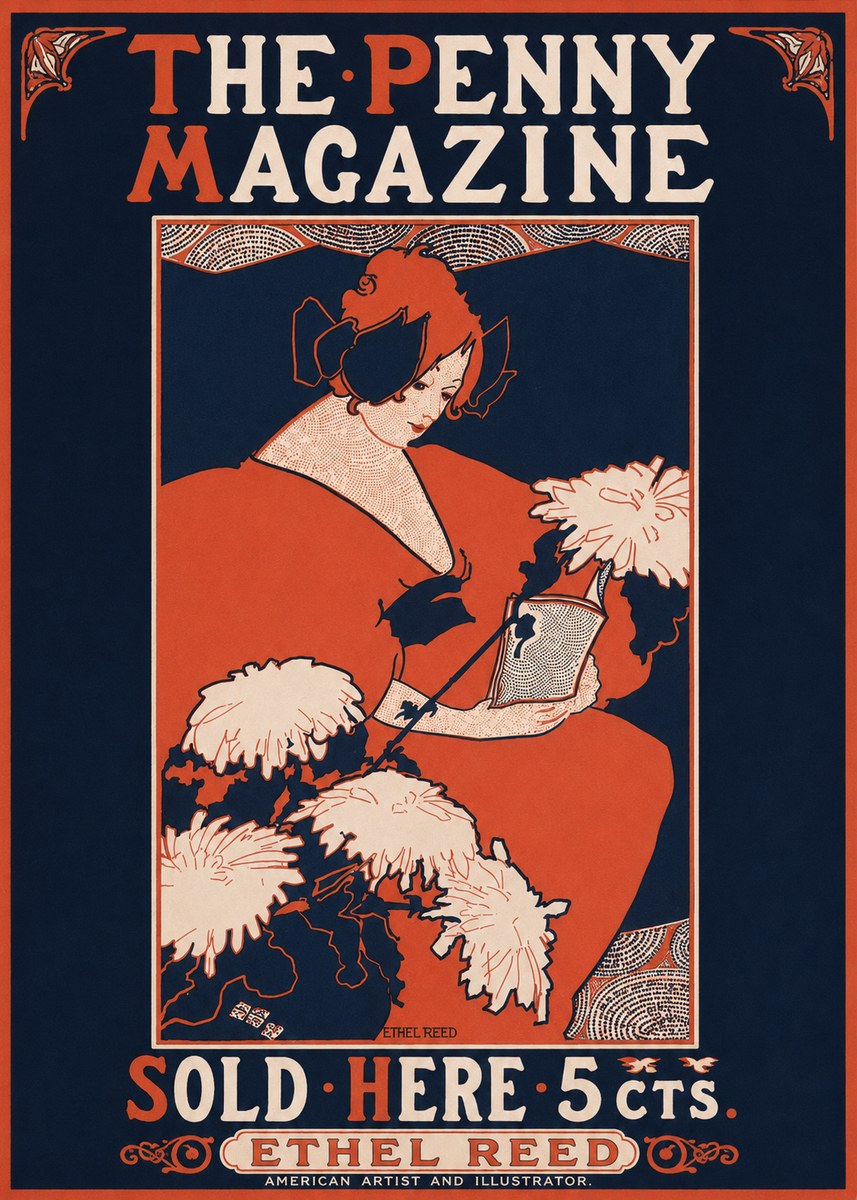 Ethel Reed The Penny Magazine No2 - Póster