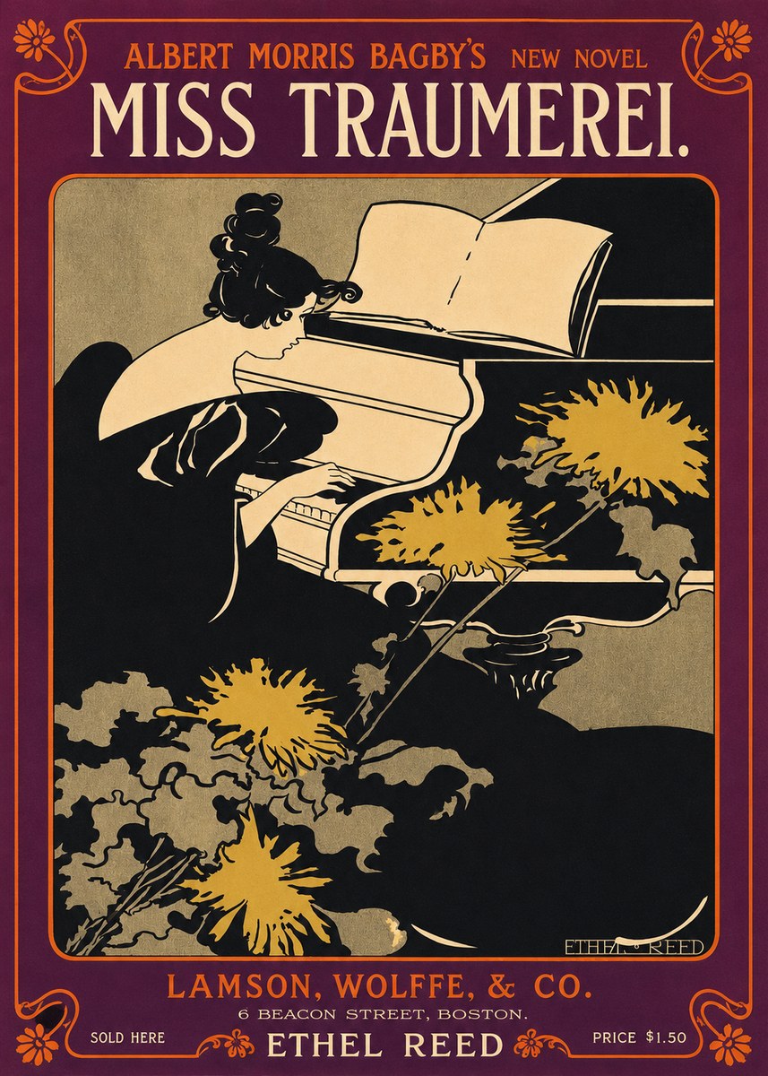 Ethel Reed Miss Traumerei. No2 - Póster