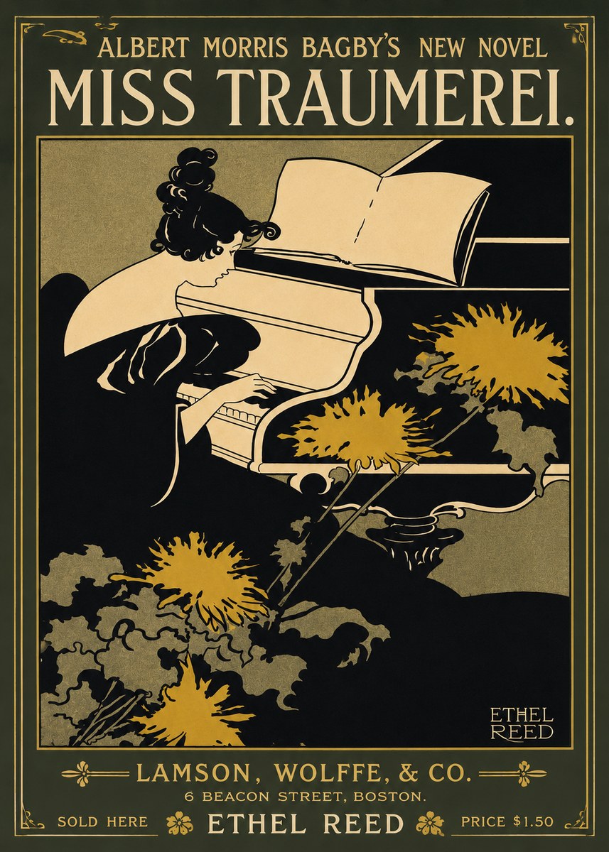 Ethel Reed Miss Traumerei. No3 - Póster
