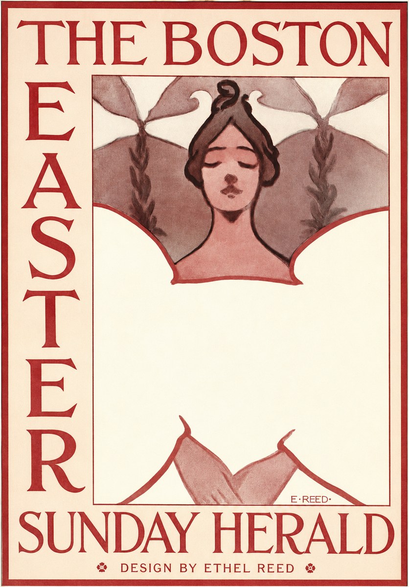 Ethel Reed The Boston Easter Sunday Herald No1 - Póster