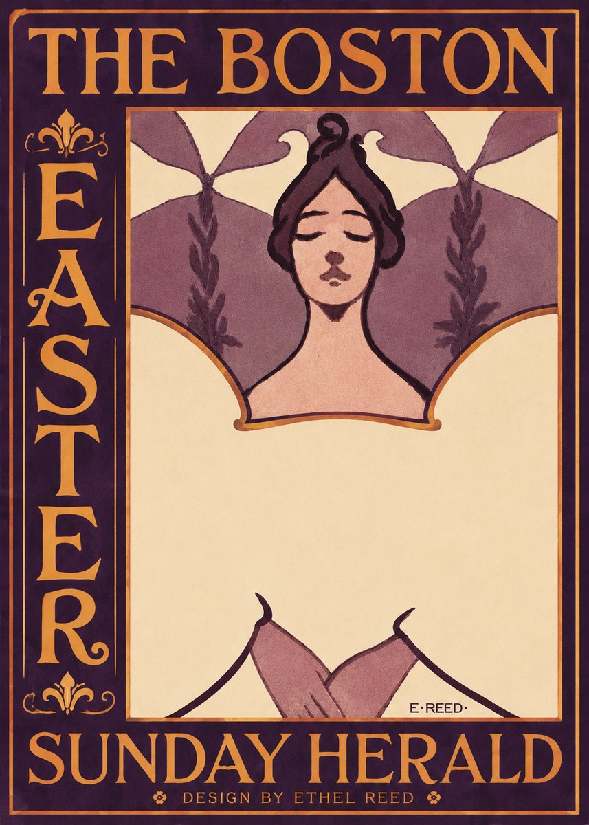 Ethel Reed The Boston Easter Sunday Herald No5 - Póster
