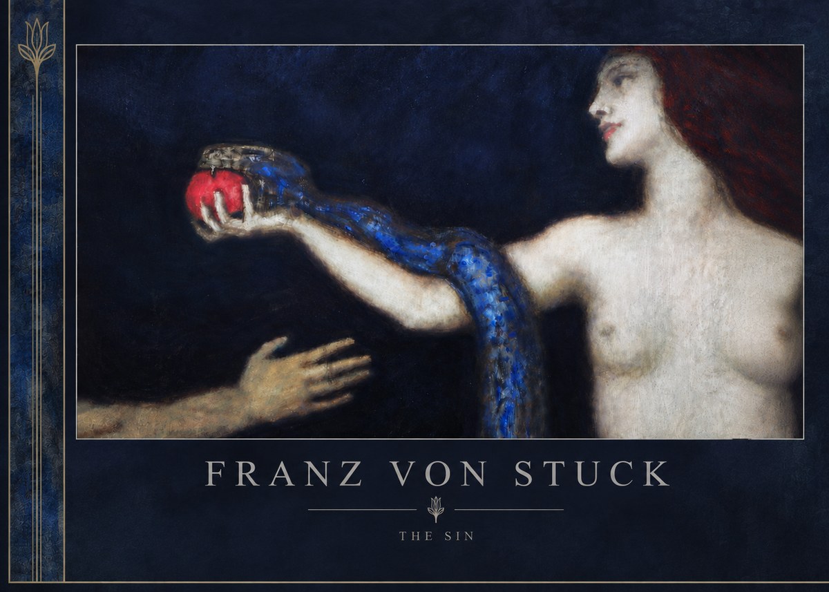 Franz von Stuck The Sin I No6 - Póster