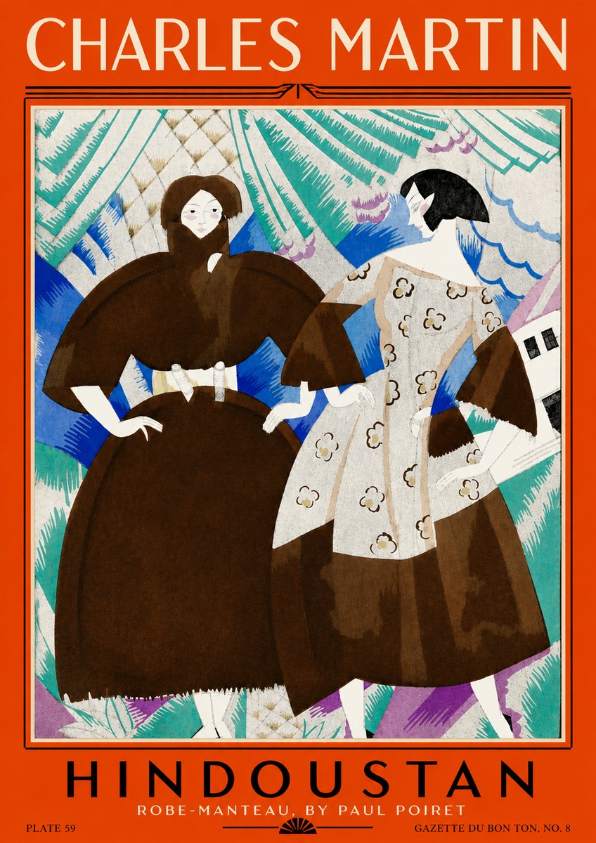 Charles Martin Hindoustan No4 - Póster