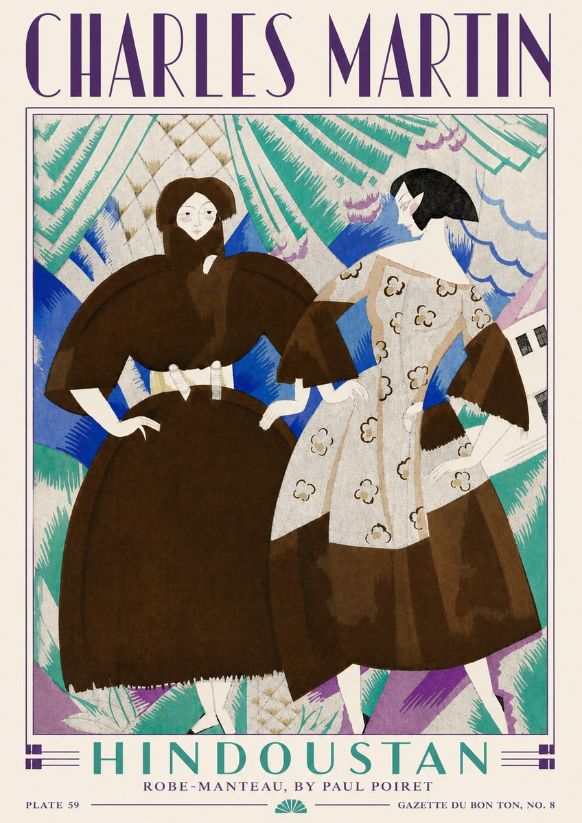 Charles Martin Hindoustan No6 - Póster