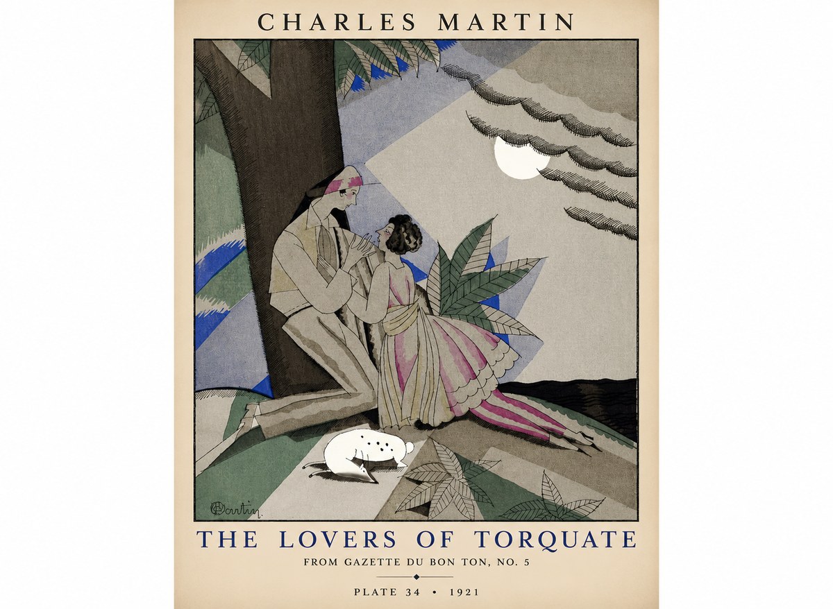 Charles Martin The Lovers of Torquate No1 - Póster