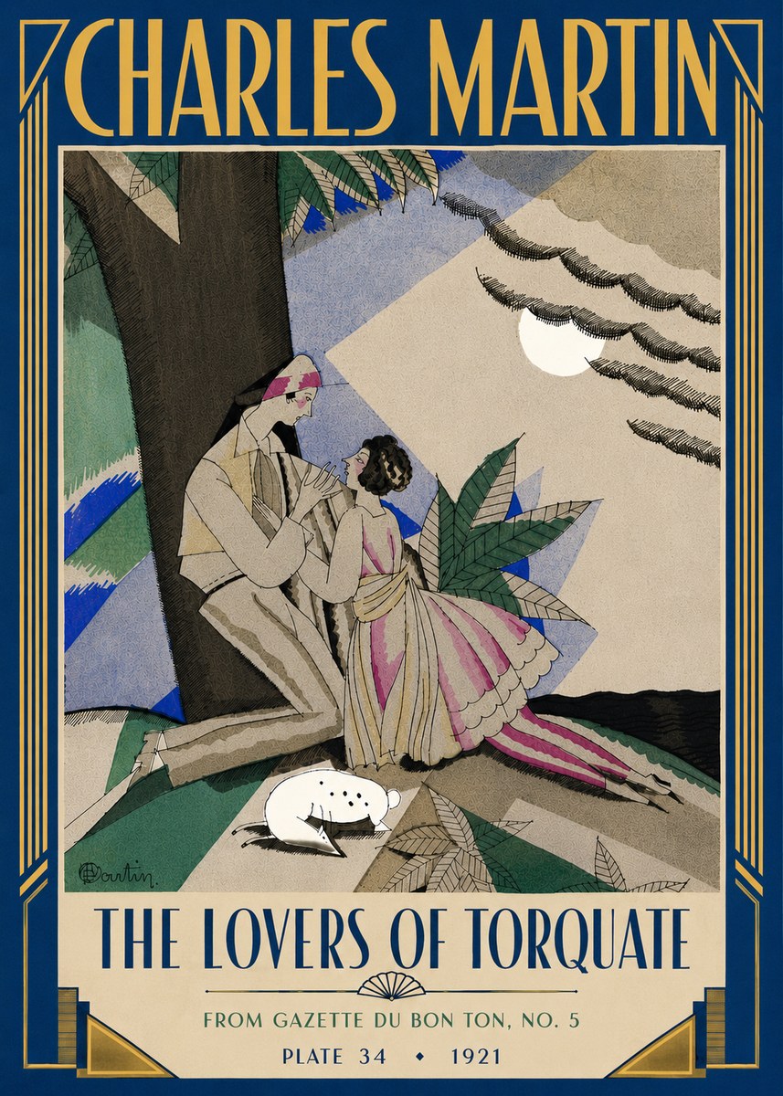 Charles Martin The Lovers of Torquate No4 - Póster