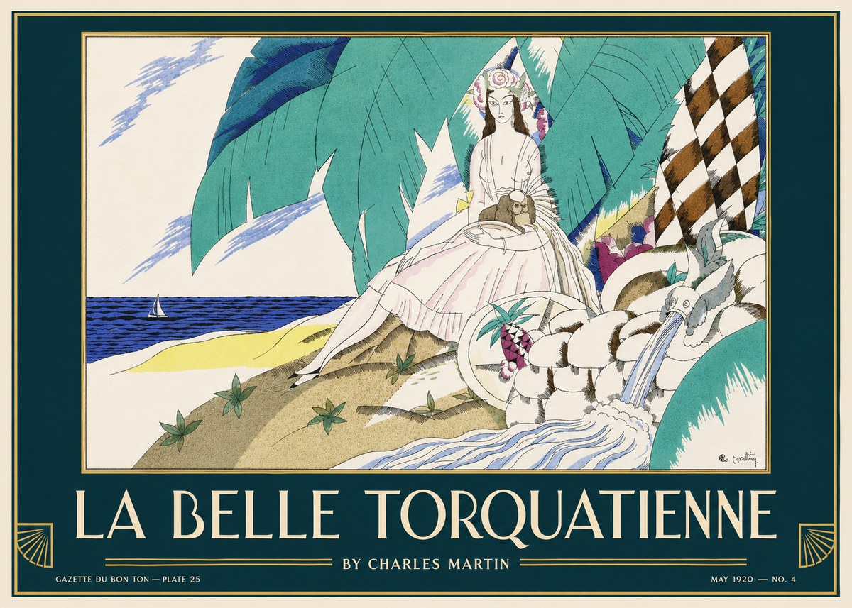 Charles Martin La Belle Torquatienne No3 - Póster