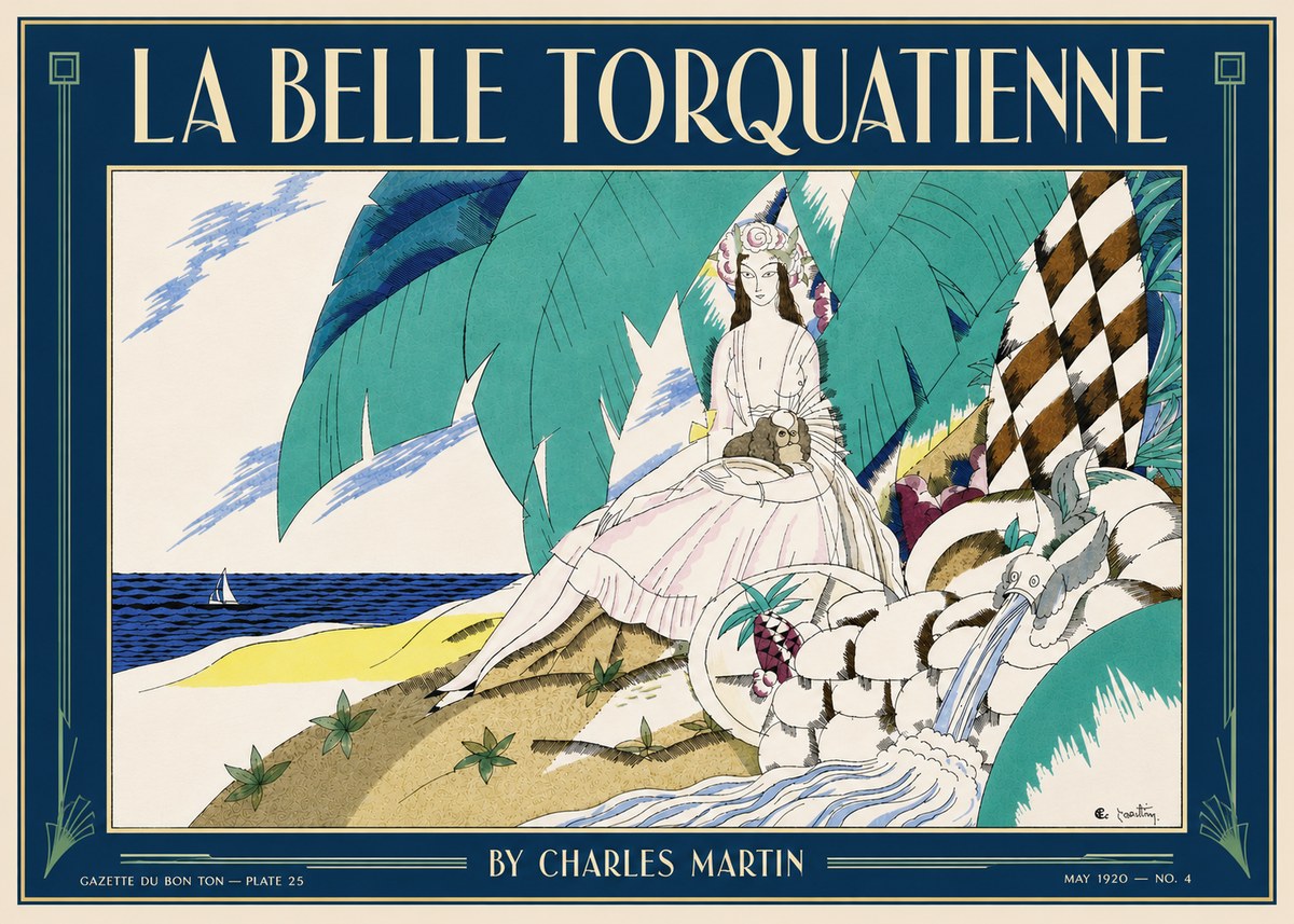 Charles Martin La Belle Torquatienne No5 - Póster